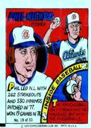 1979 Topps Comics #19 Phil Niekro