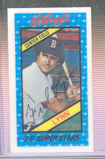 1980 Kellogg's #40 Fred Lynn