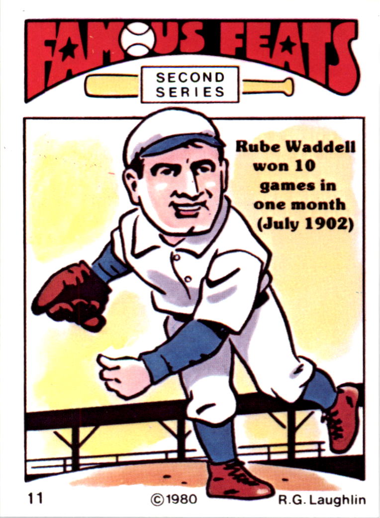 1980 Laughlin Famous Feats #11 Rube Waddell