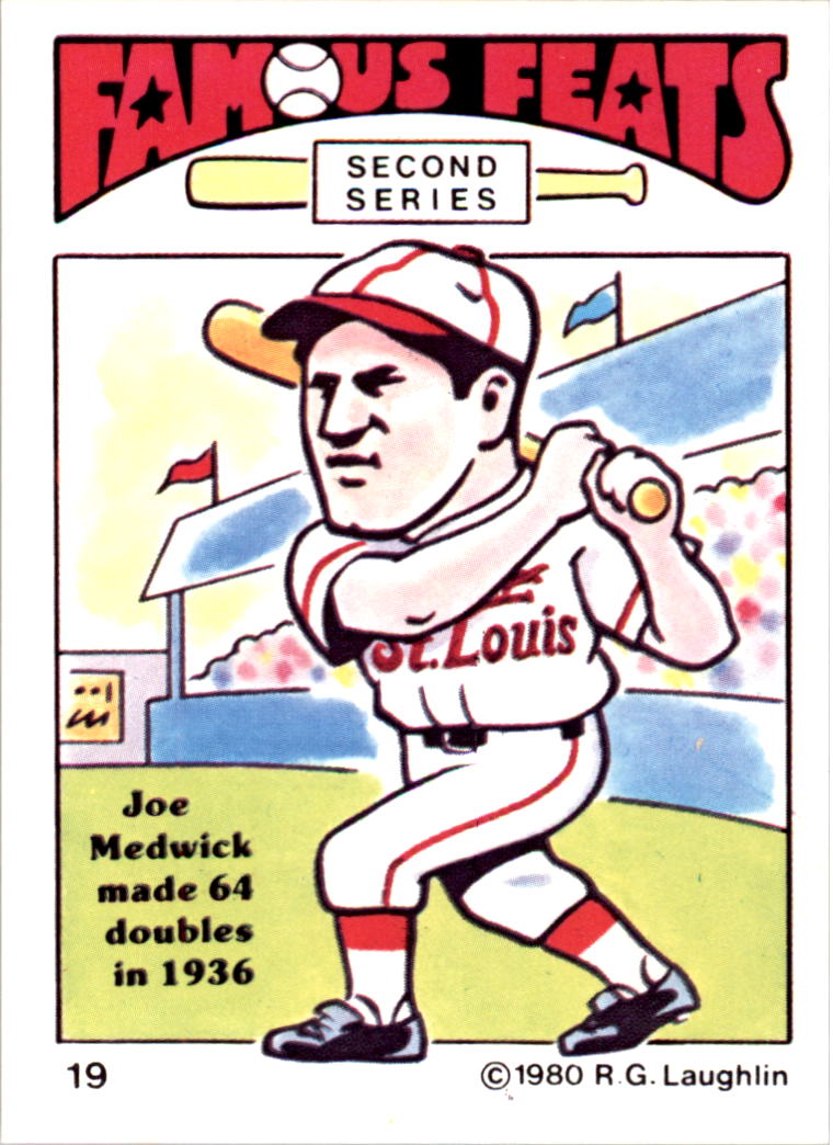 1980 Laughlin Famous Feats #19 Joe Medwick