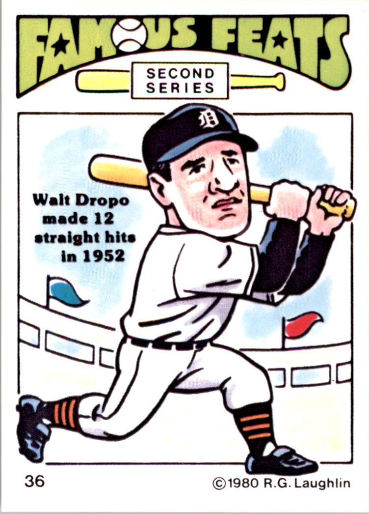 1980 Laughlin Famous Feats #36 Walt Dropo
