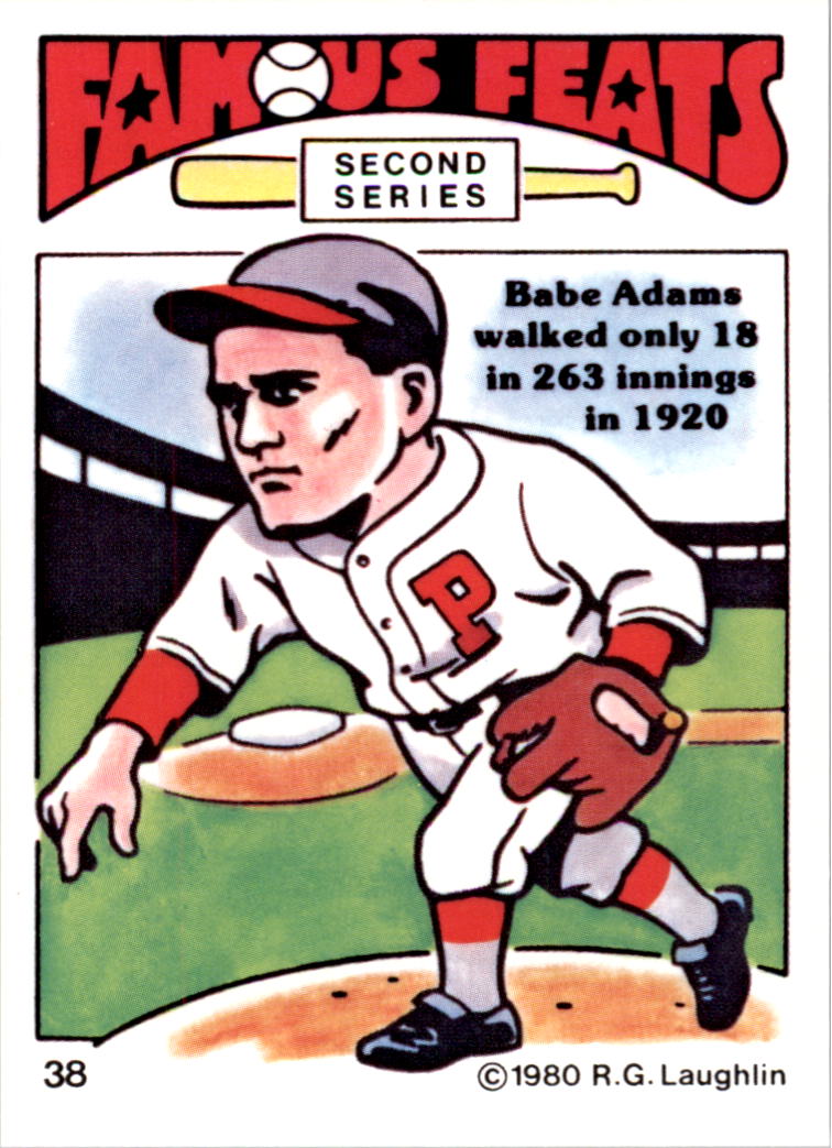 1980 Laughlin Famous Feats #38 Babe Adams