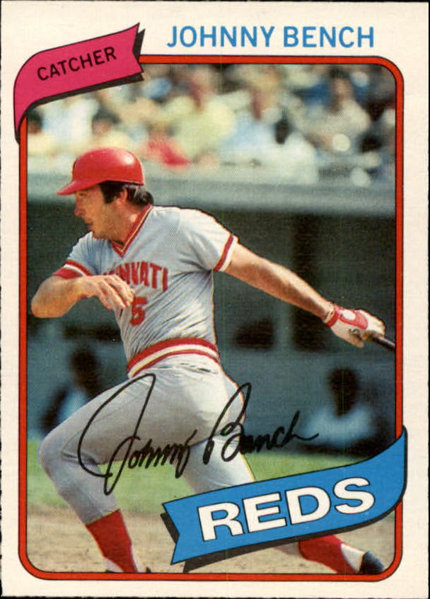 1980 O-Pee-Chee #55 Johnny Bench