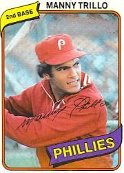 1980 Phillies Burger King #5 Manny Trillo