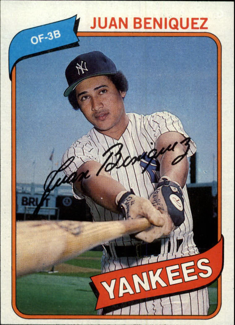 1980 Topps #114 Juan Beniquez