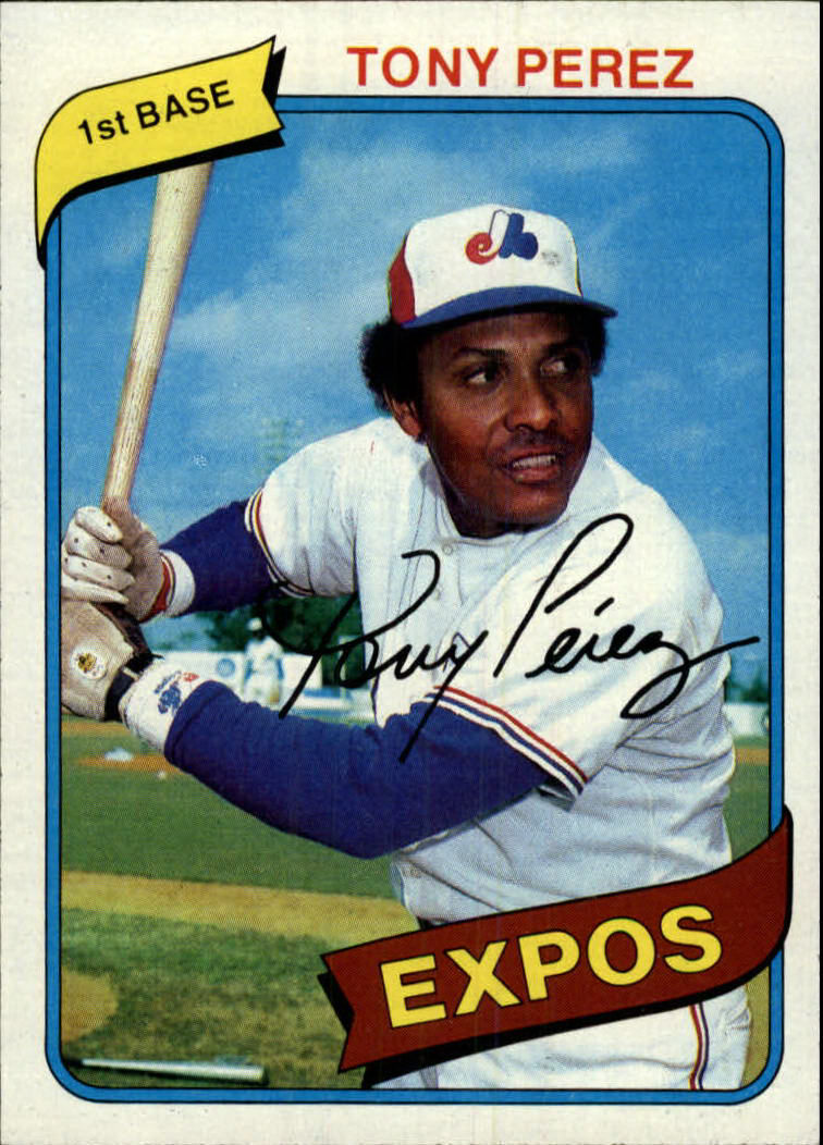 1980 Topps #125 Tony Perez