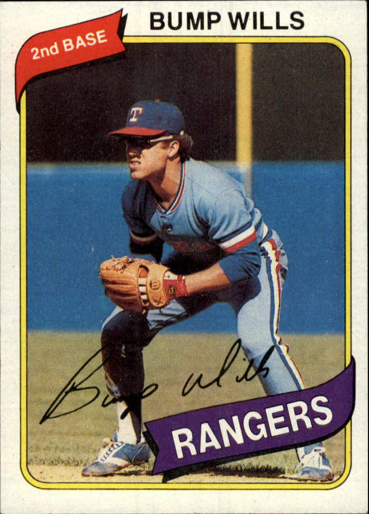 1980 Topps #473 Bump Wills