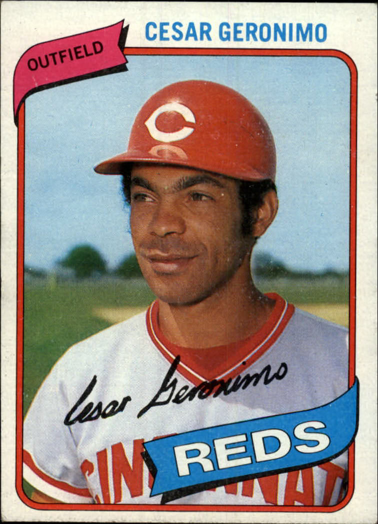 1980 Topps #475 Cesar Geronimo