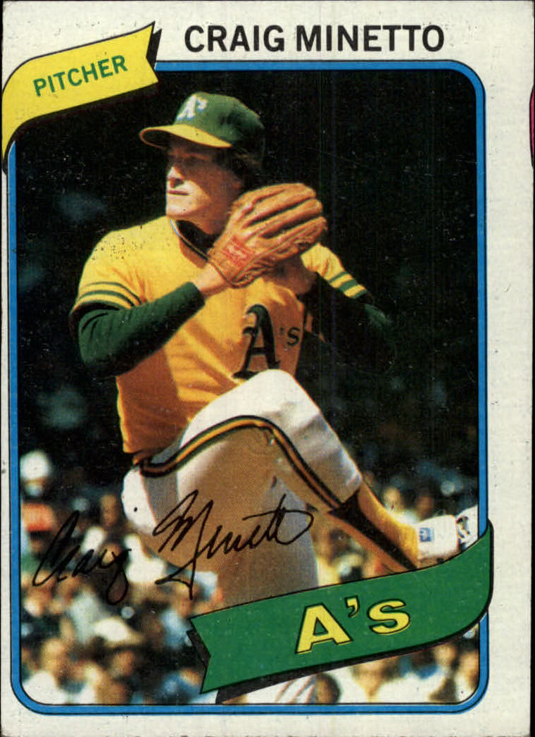 1980 Topps #494 Craig Minetto RC