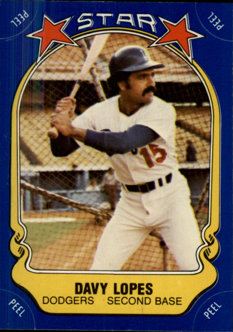 1981 Fleer Star Stickers #67 Davey Lopes