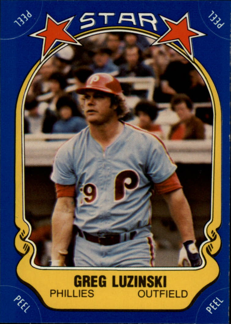1981 Fleer Star Stickers #75 Greg Luzinski