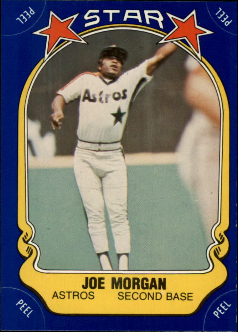 1981 Fleer Star Stickers #109 Joe Morgan