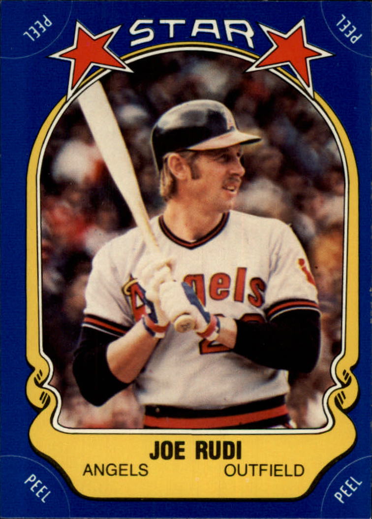 1981 Fleer Star Stickers #113 Joe Rudi