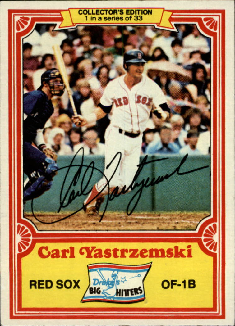 1981 Drake's #1 Carl Yastrzemski