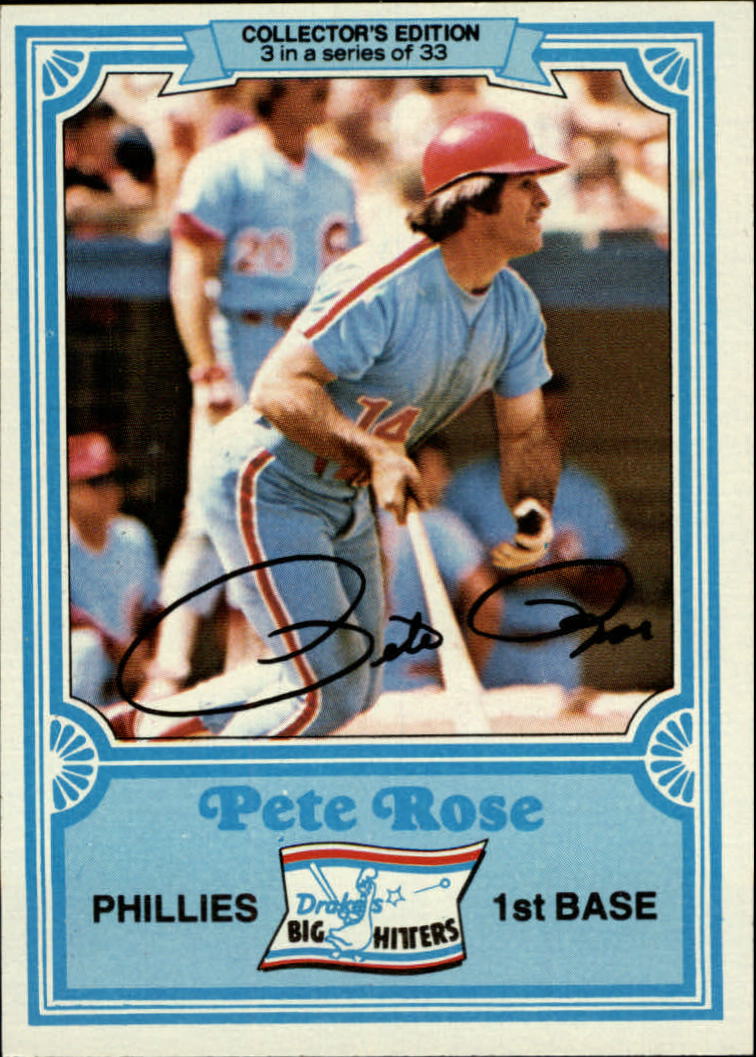 1981 Drake's #3 Pete Rose