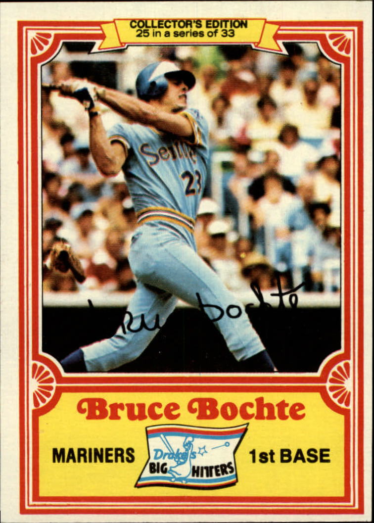 1981 Drake's #25 Bruce Bochte