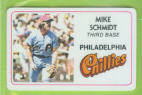 1981 Perma-Graphic Credit Cards #2 Mike Schmidt