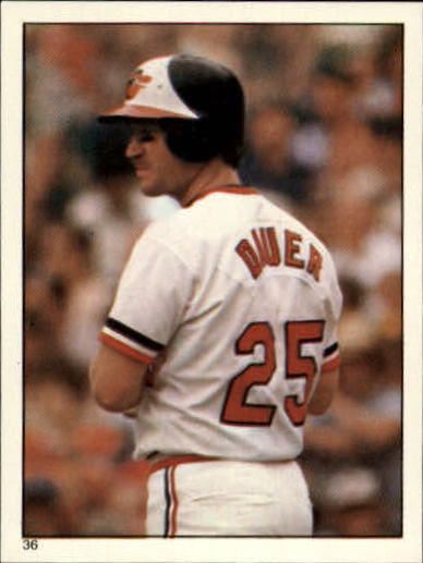 1981 Topps Stickers #36 Rich Dauer