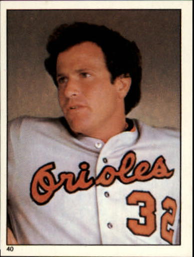 1981 Topps Stickers #40 Steve Stone