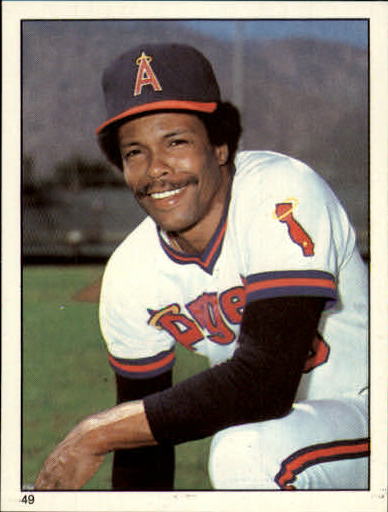 1981 Topps Stickers #49 Rod Carew