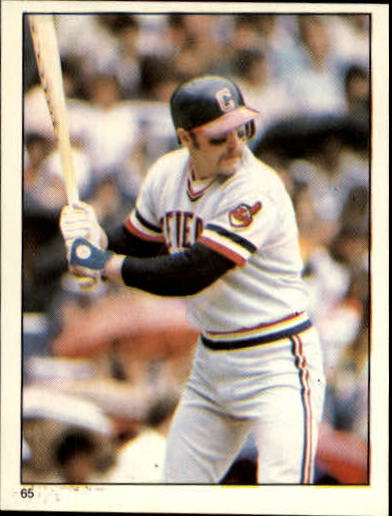 1981 Topps Stickers #65 Toby Harrah front image
