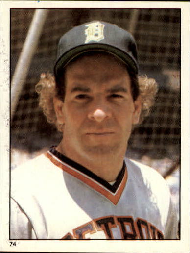 1981 Topps Stickers #74 Steve Kemp