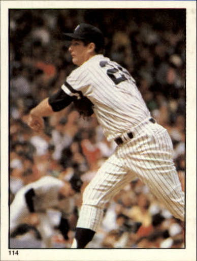 1981 Topps Stickers #114 Tommy John