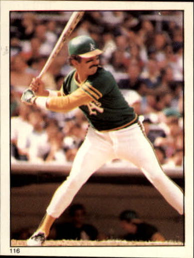 1981 Topps Stickers #116 Tony Armas