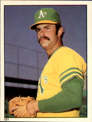 1981 Topps Stickers #121 Rick Langford