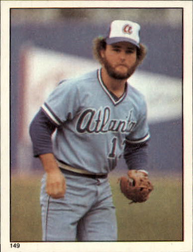 1981 Topps Stickers #149 Glenn Hubbard