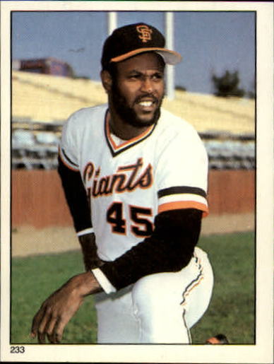 1981 Topps Stickers #233 Terry Whitfield