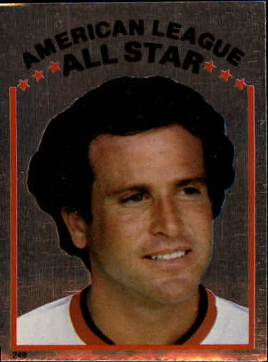 1981 Topps Stickers #249 Steve Stone FOIL
