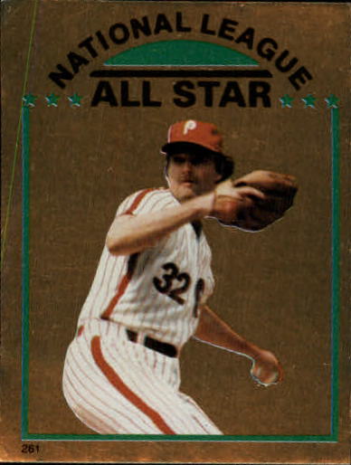 1981 Topps Stickers #261 Steve Carlton FOIL