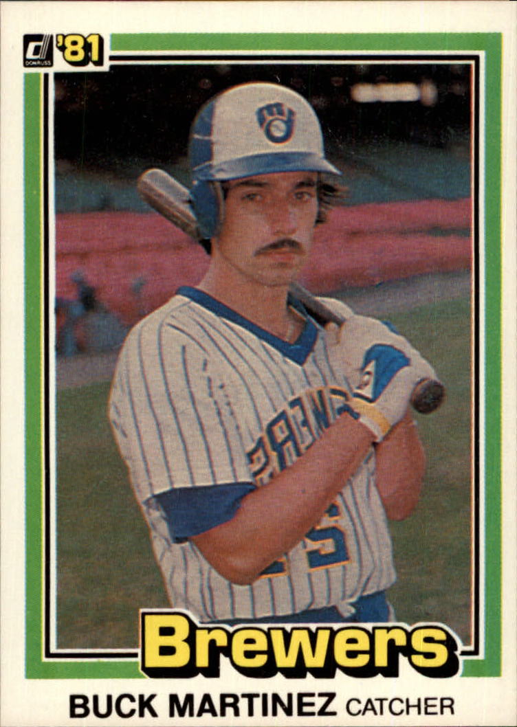 1981 Donruss #444A Buck Martinez P1 ERR/Reverse negative