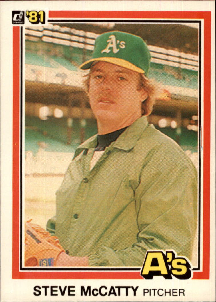 1981 Donruss #478 Steve McCatty