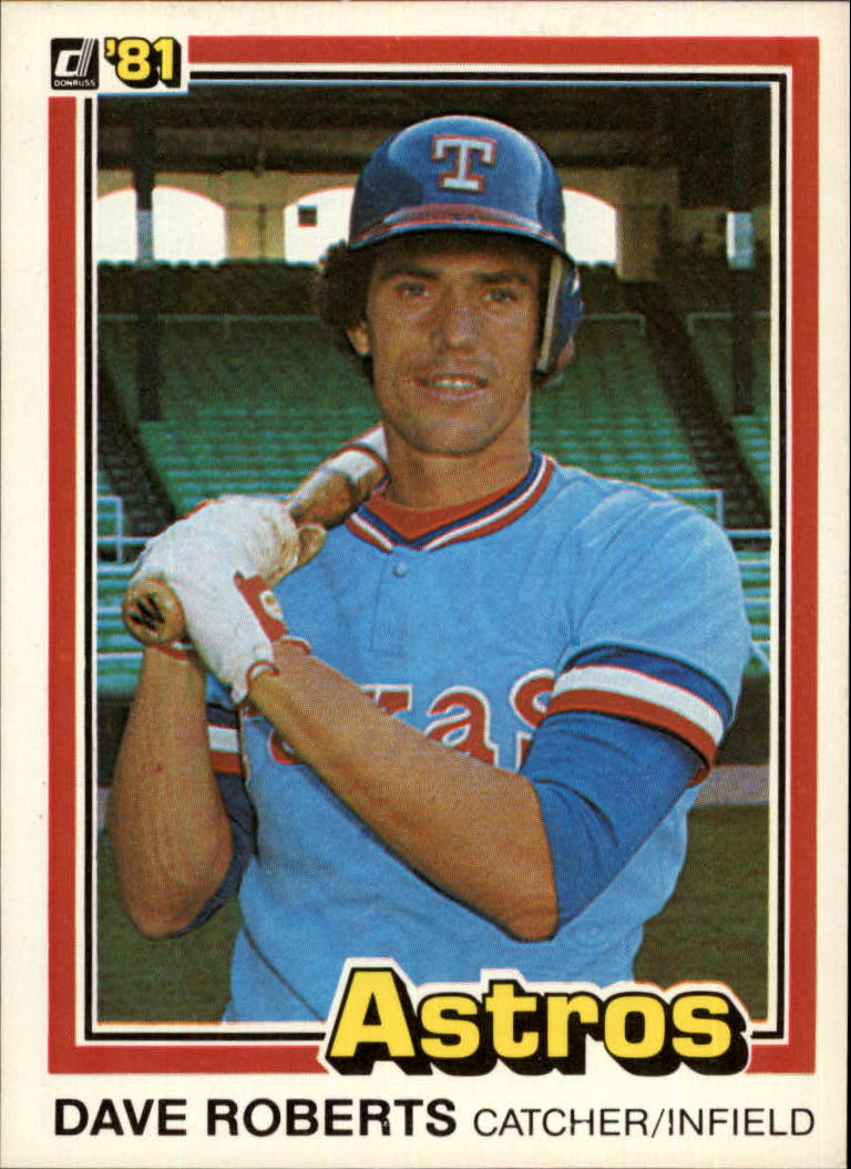 1981 Donruss #490A Dave Roberts P1/(Career Highlights:/Showed pop