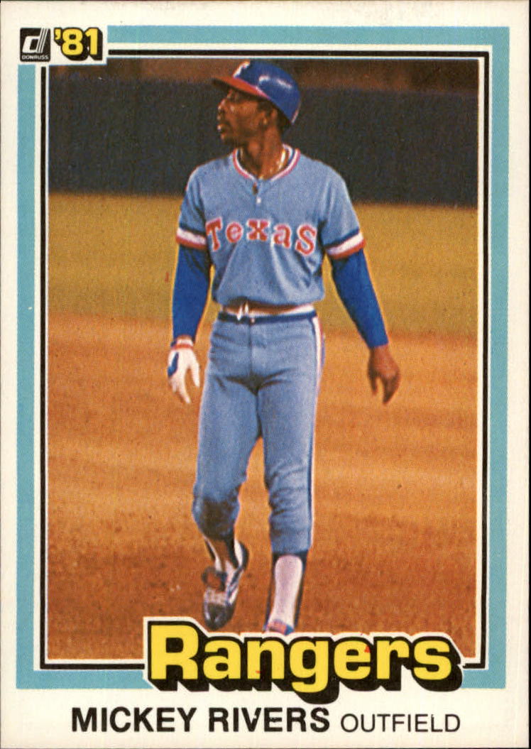 1981 Donruss #496 Mickey Rivers