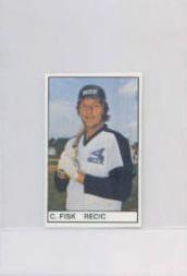 1982 All-Star Game Program Inserts #129 Carlton Fisk