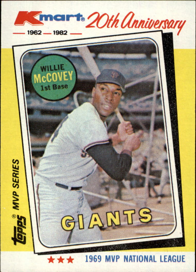 1982 K-Mart #16 Willie McCovey: 69NL