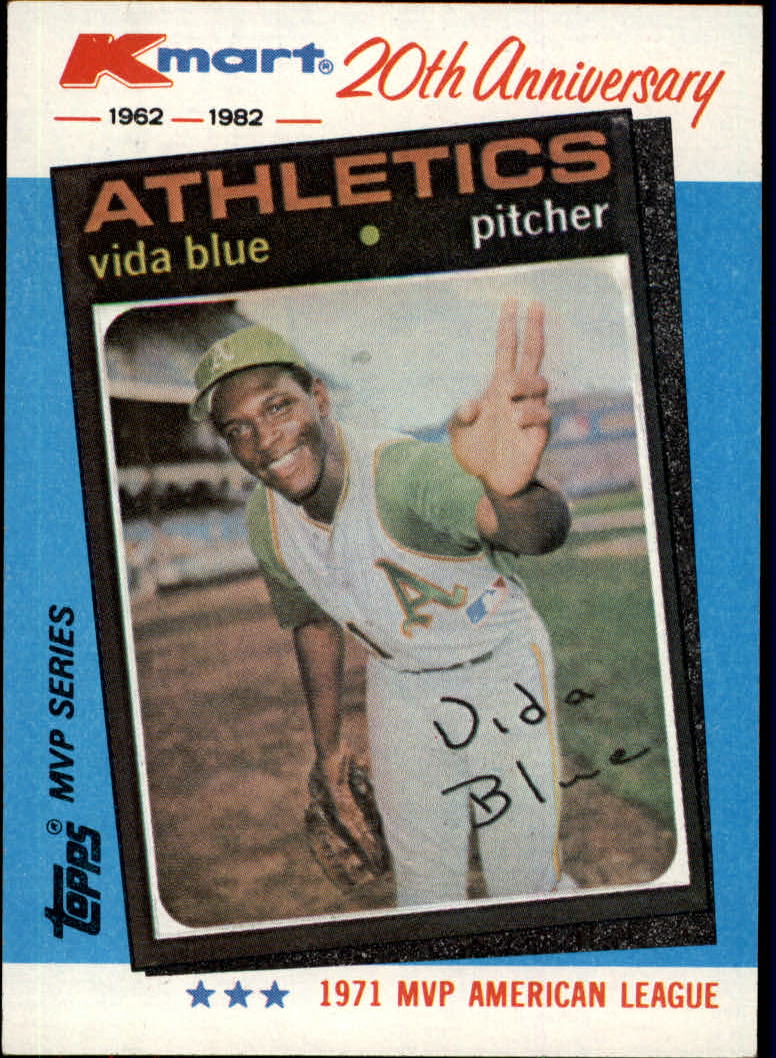 1982 K-Mart #19 Vida Blue: 71AL