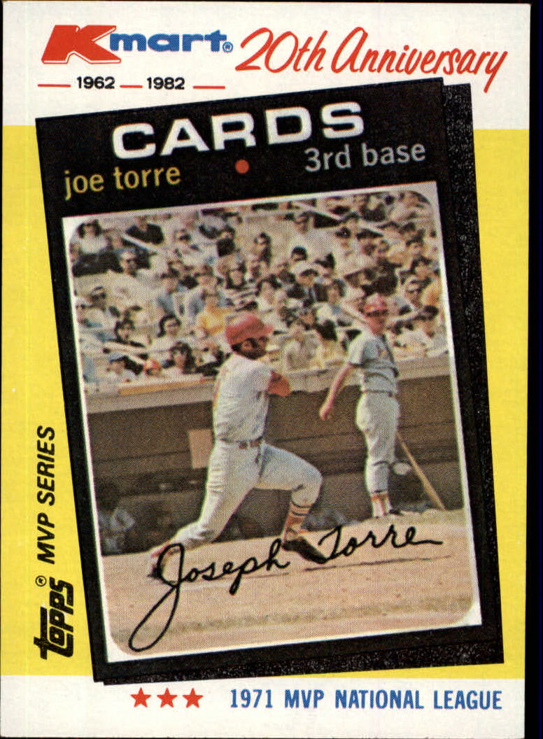 1982 K-Mart #20 Joe Torre: 71NL
