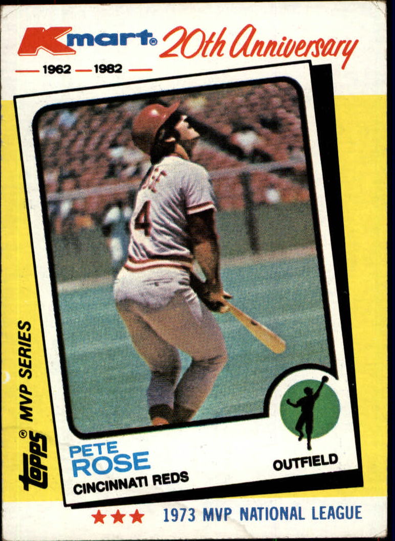 1982 K-Mart #24 Pete Rose: 73NL