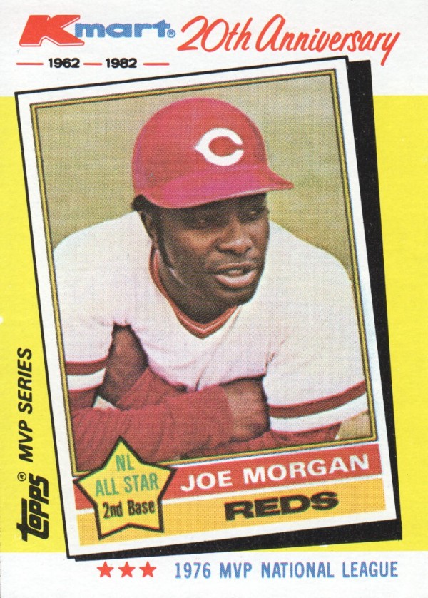 1982 K-Mart #30 Joe Morgan: 76NL