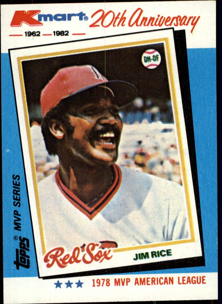 1982 K-Mart #33 Jim Rice: 78AL