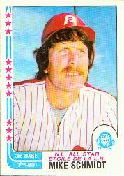 1982 O-Pee-Chee #339 Mike Schmidt AS