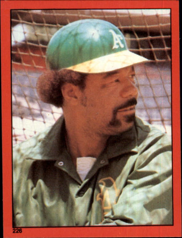 1982 Topps Stickers #226 Cliff Johnson