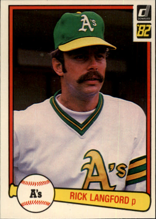 1982 Donruss #161 Rick Langford
