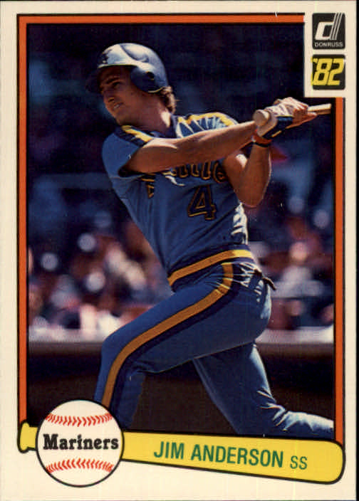 1982 Donruss #181 Jim Anderson