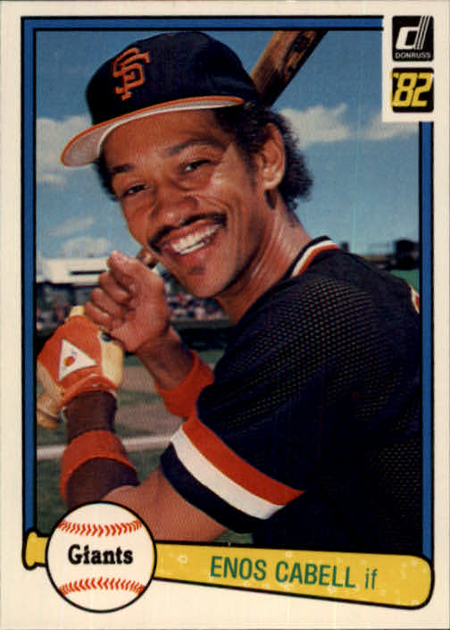 1982 Donruss #272 Enos Cabell