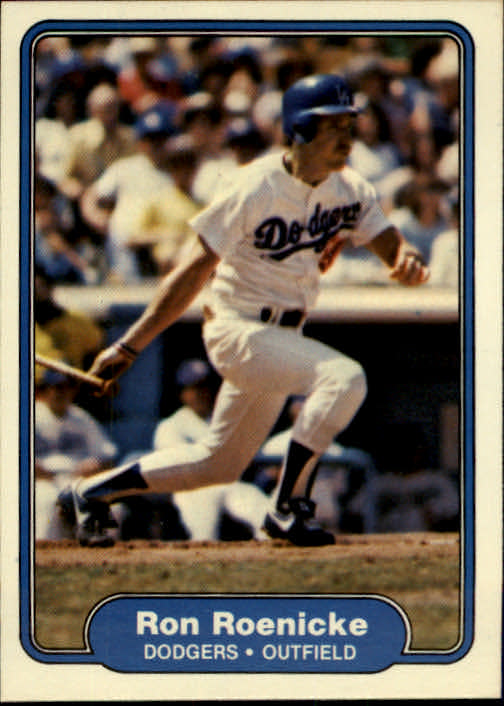 1982 Fleer #19 Ron Roenicke